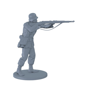 German Soldier Firing