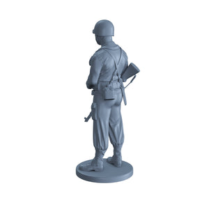 American Soldier Standing Guard
