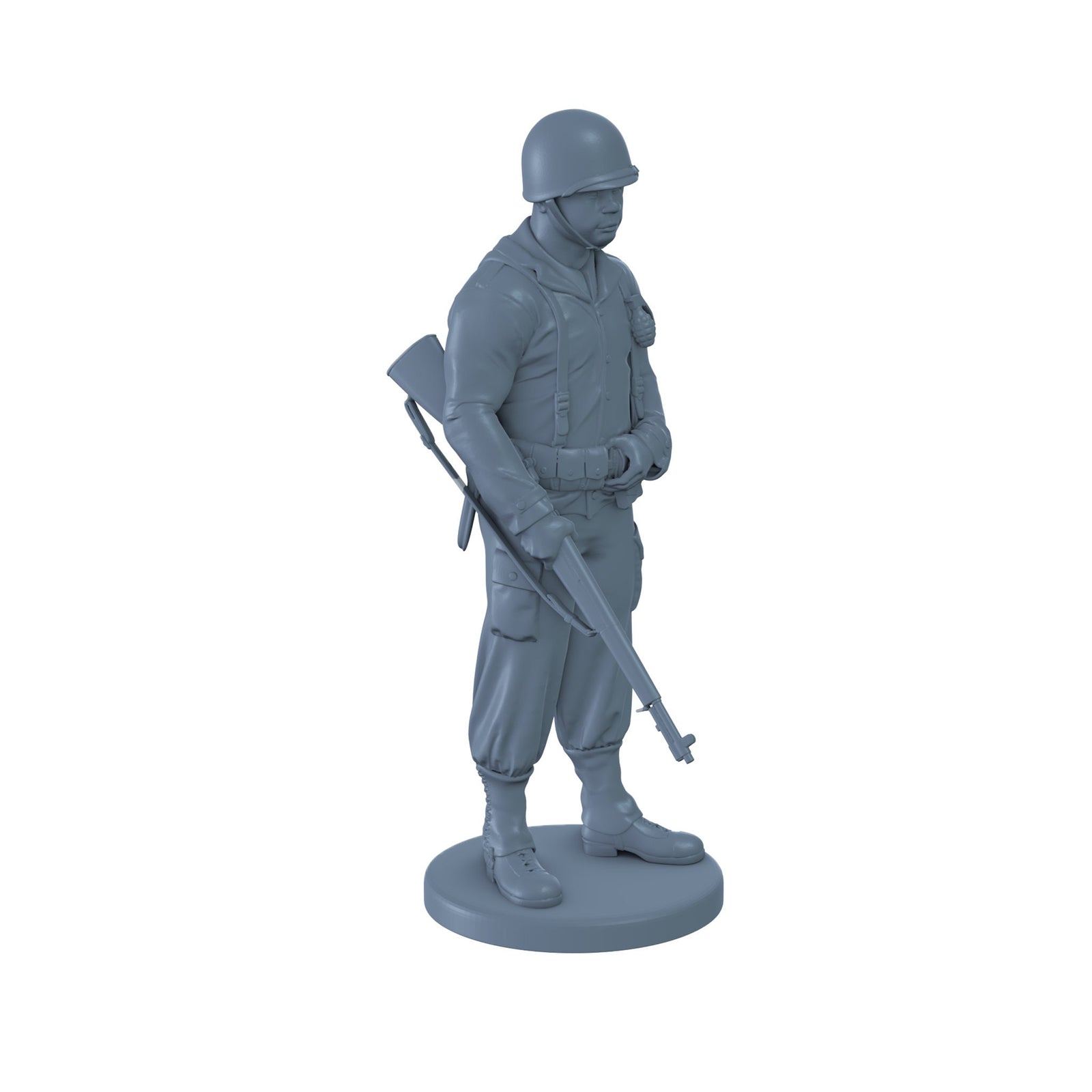 American Soldier Standing Guard