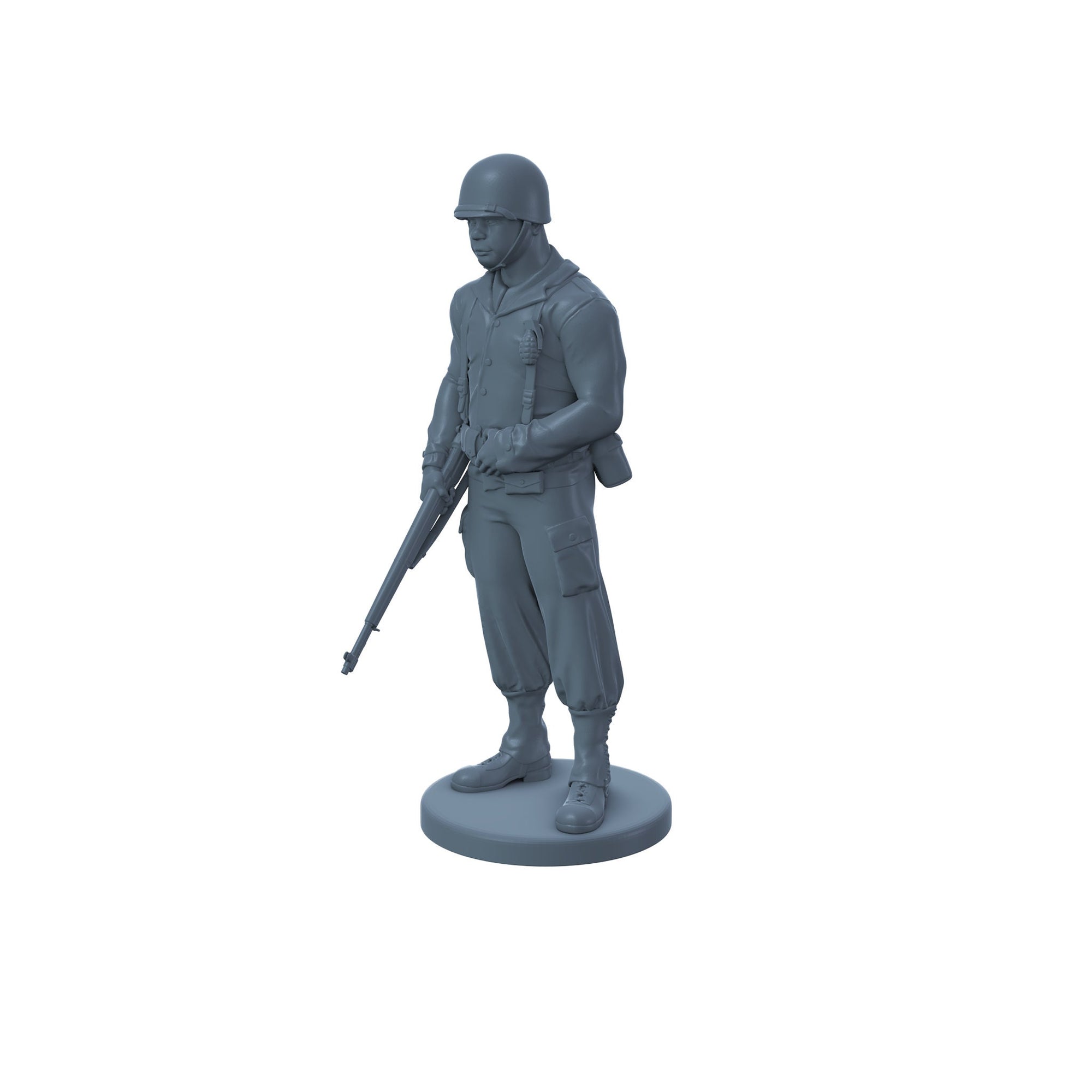 American Soldier Standing Guard