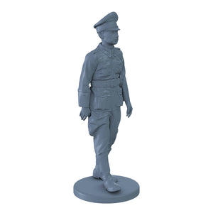 German Officer Walking