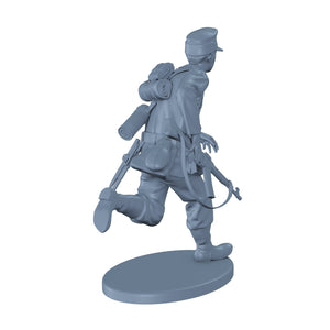 Late War German Soldier Running