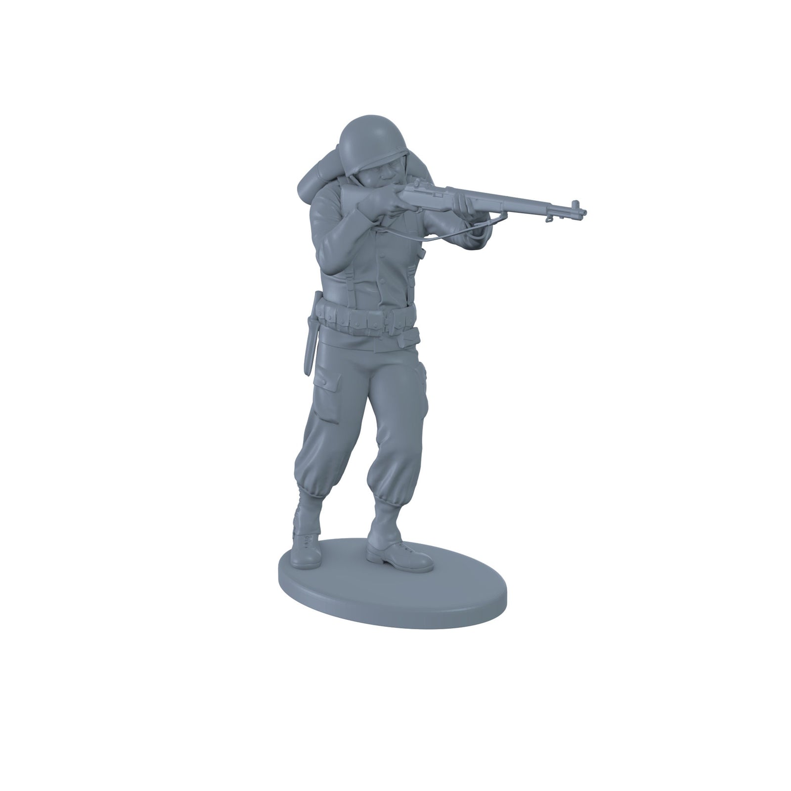 American Soldier Standing