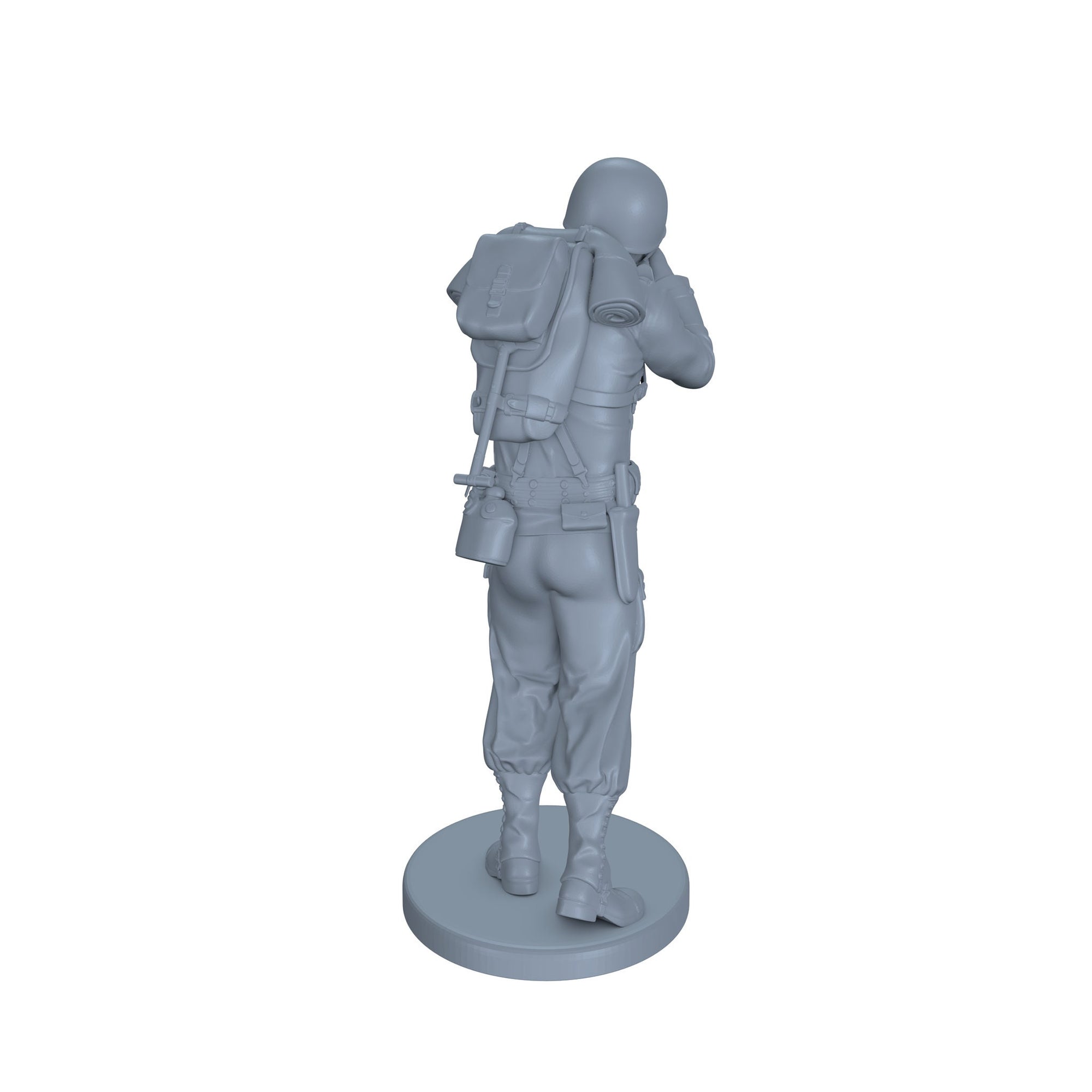 American Soldier Standing