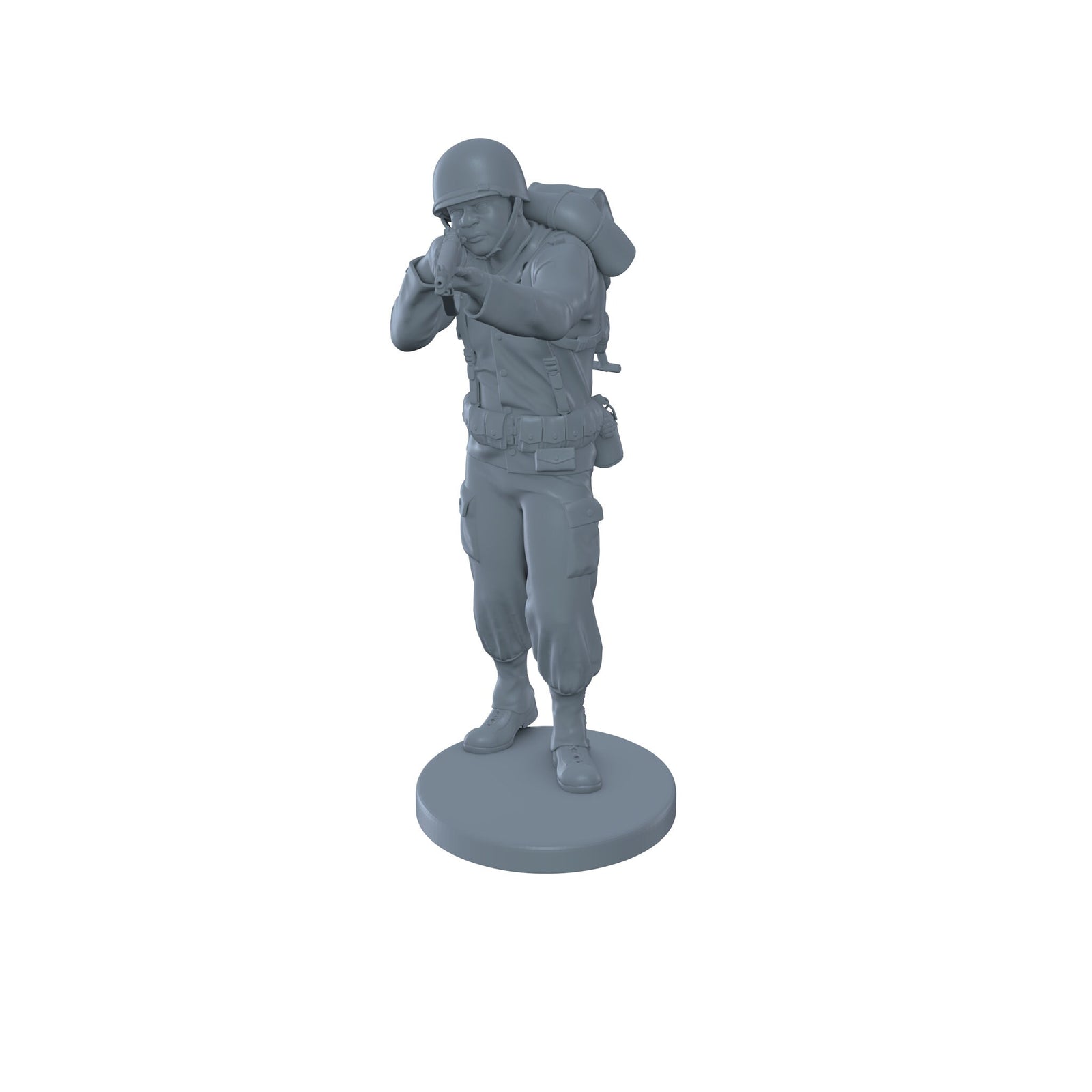 American Soldier Standing