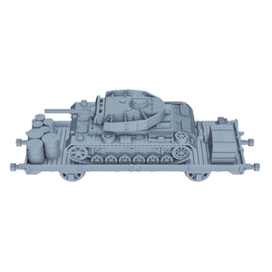 Panzer III On Flat Car
