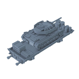Panzer III On Flat Car
