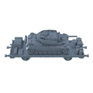 Panzer III On Flat Car