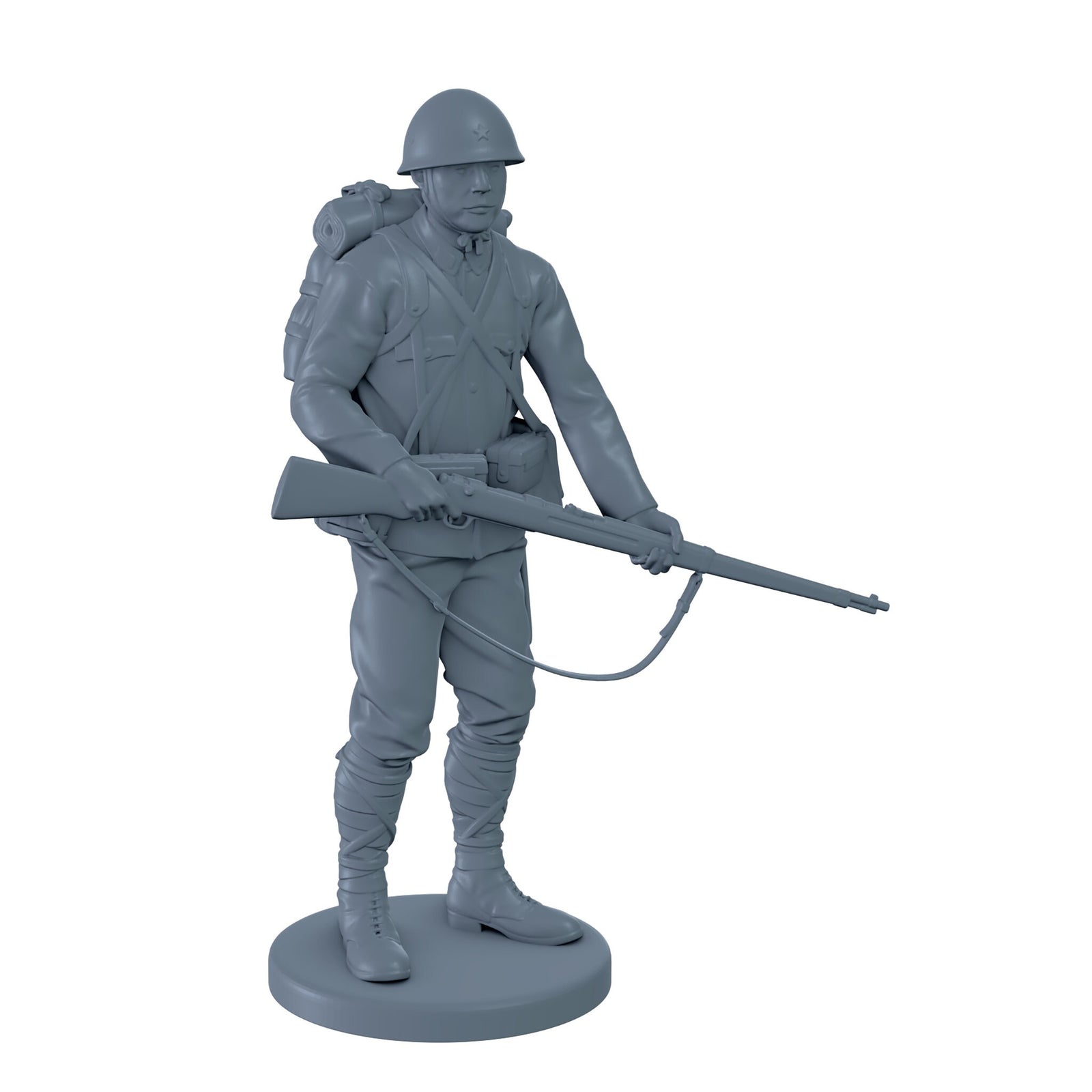 A (Ready - Rename) Japanese Soldier Standing