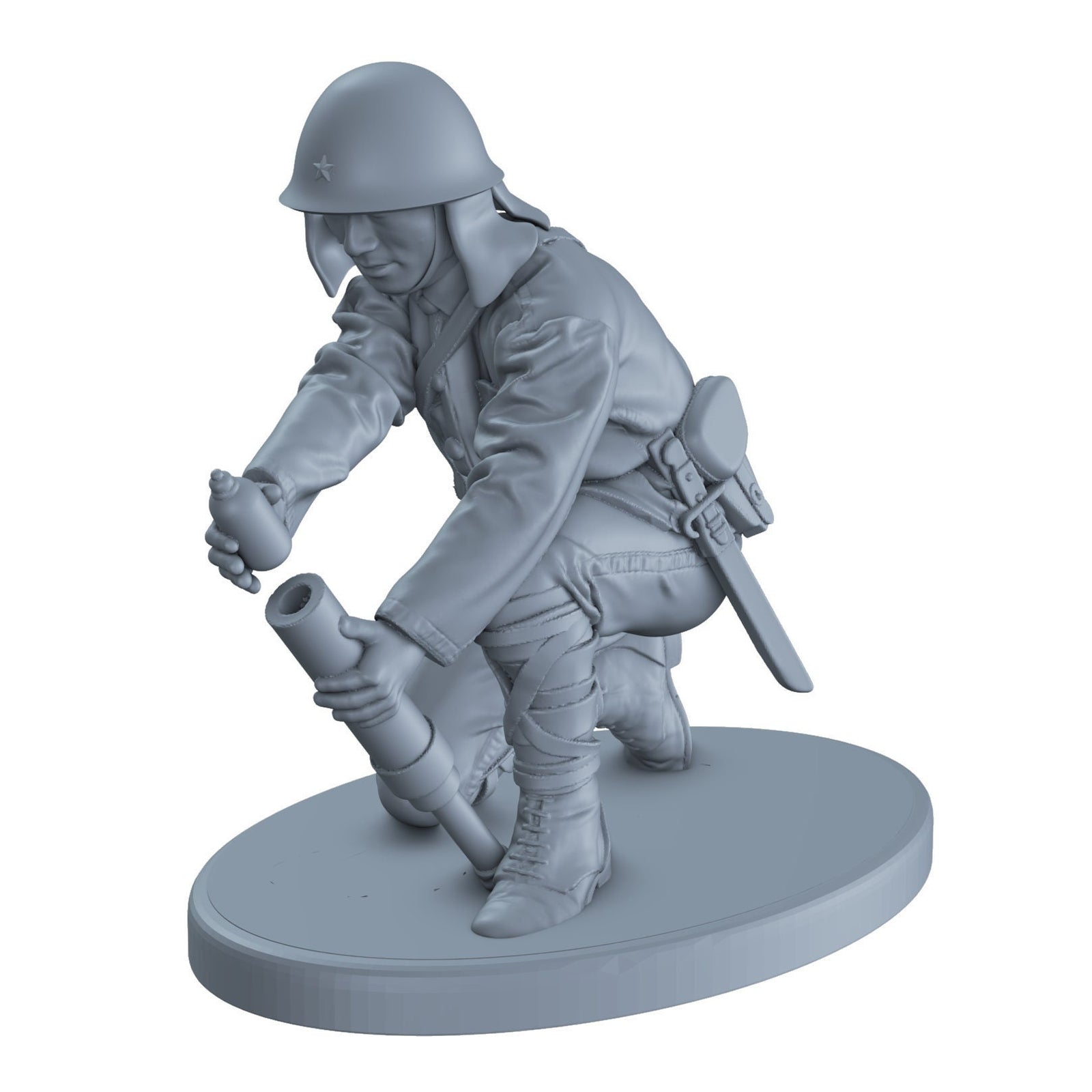 Japanese Soldier Firing Type 89