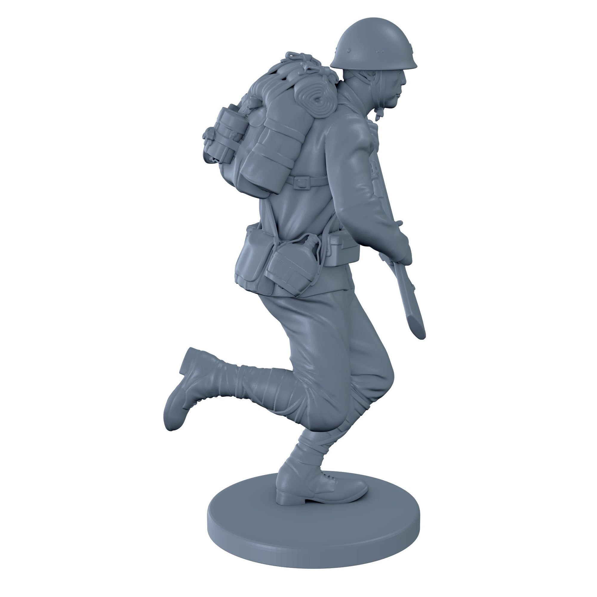 Japanese Soldier Running