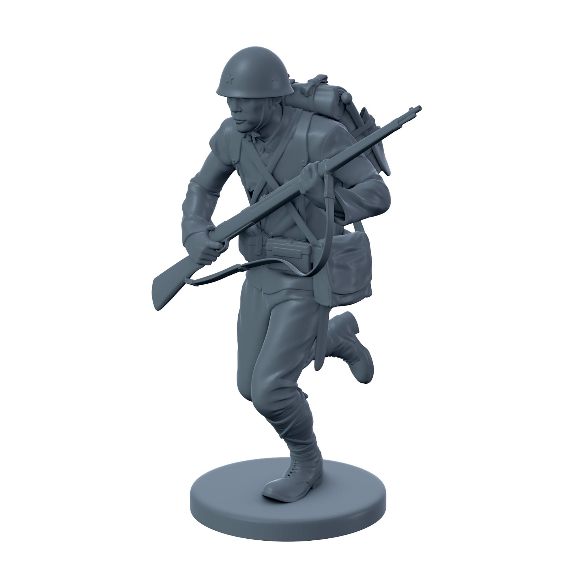 Japanese Soldier Running