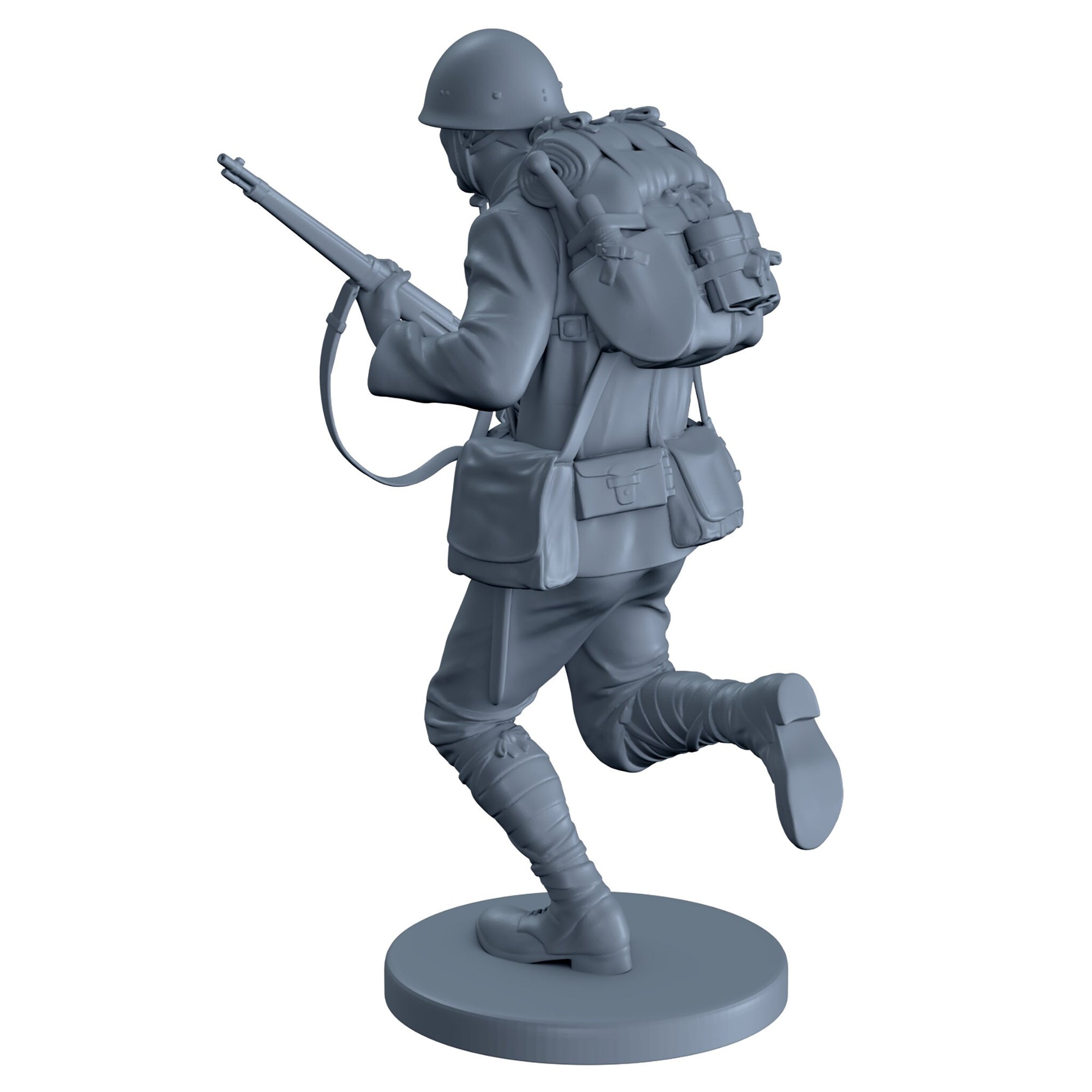 Japanese Soldier Running