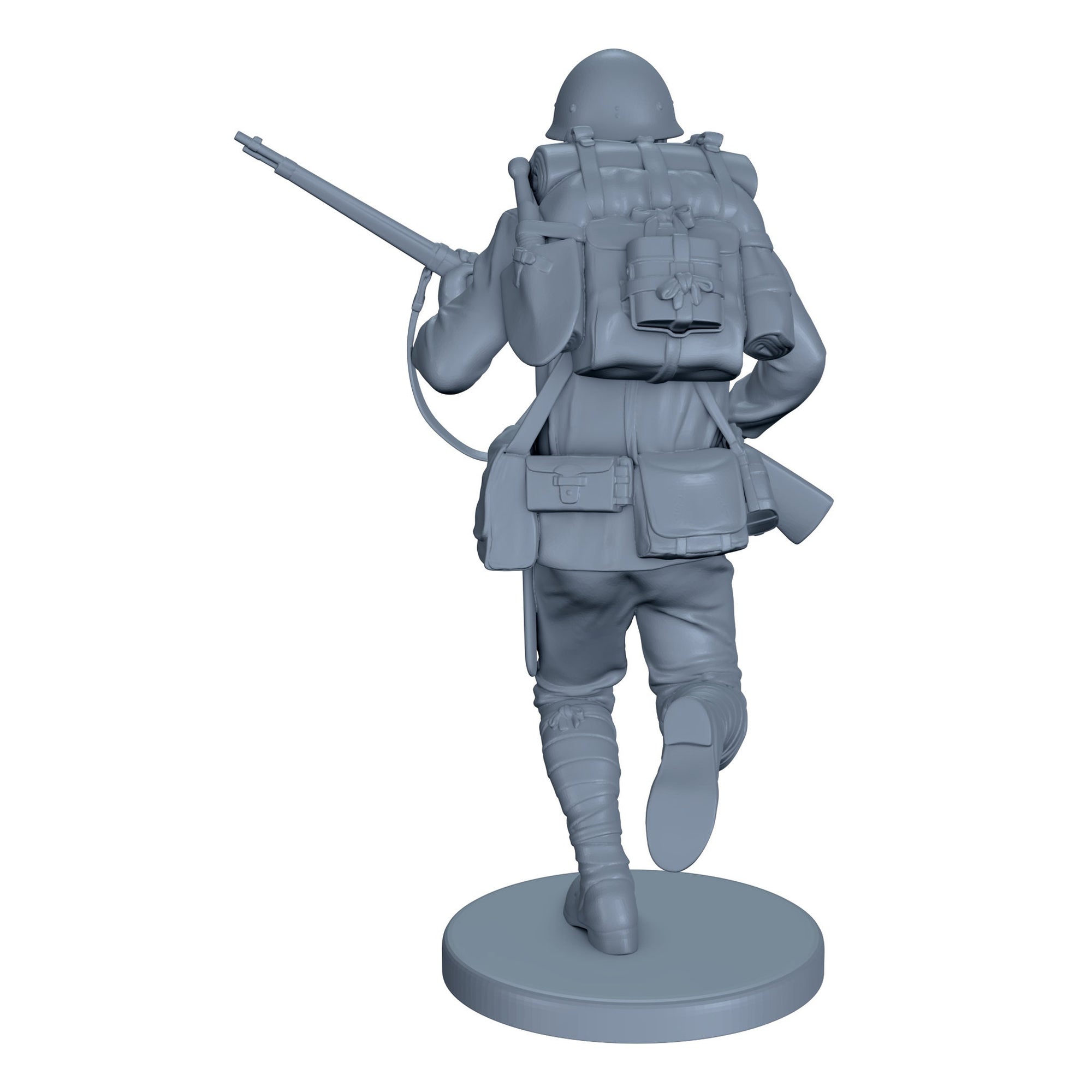 Japanese Soldier Running