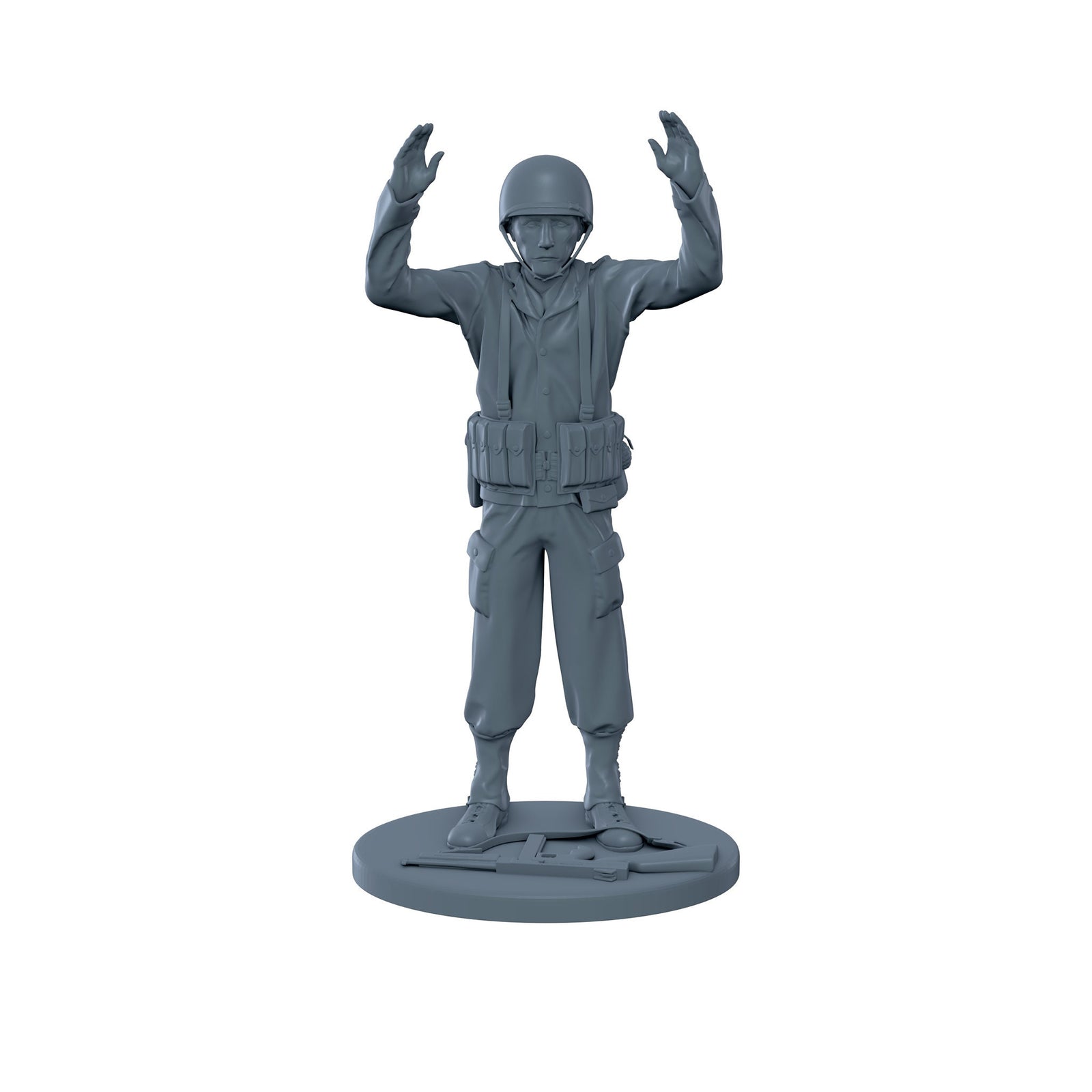 American Soldier Surrendering
