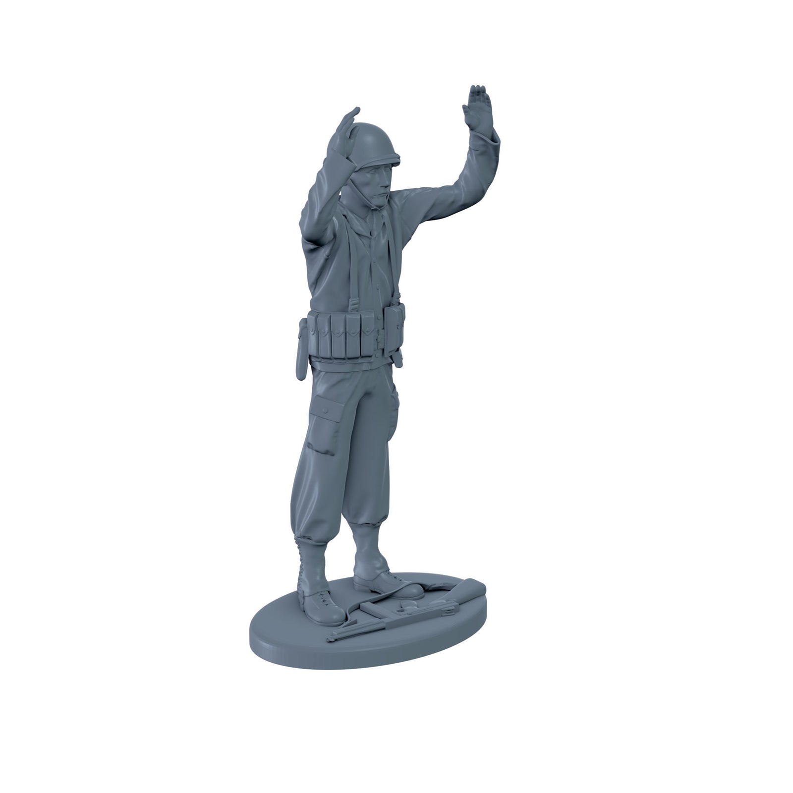 American Soldier Surrendering