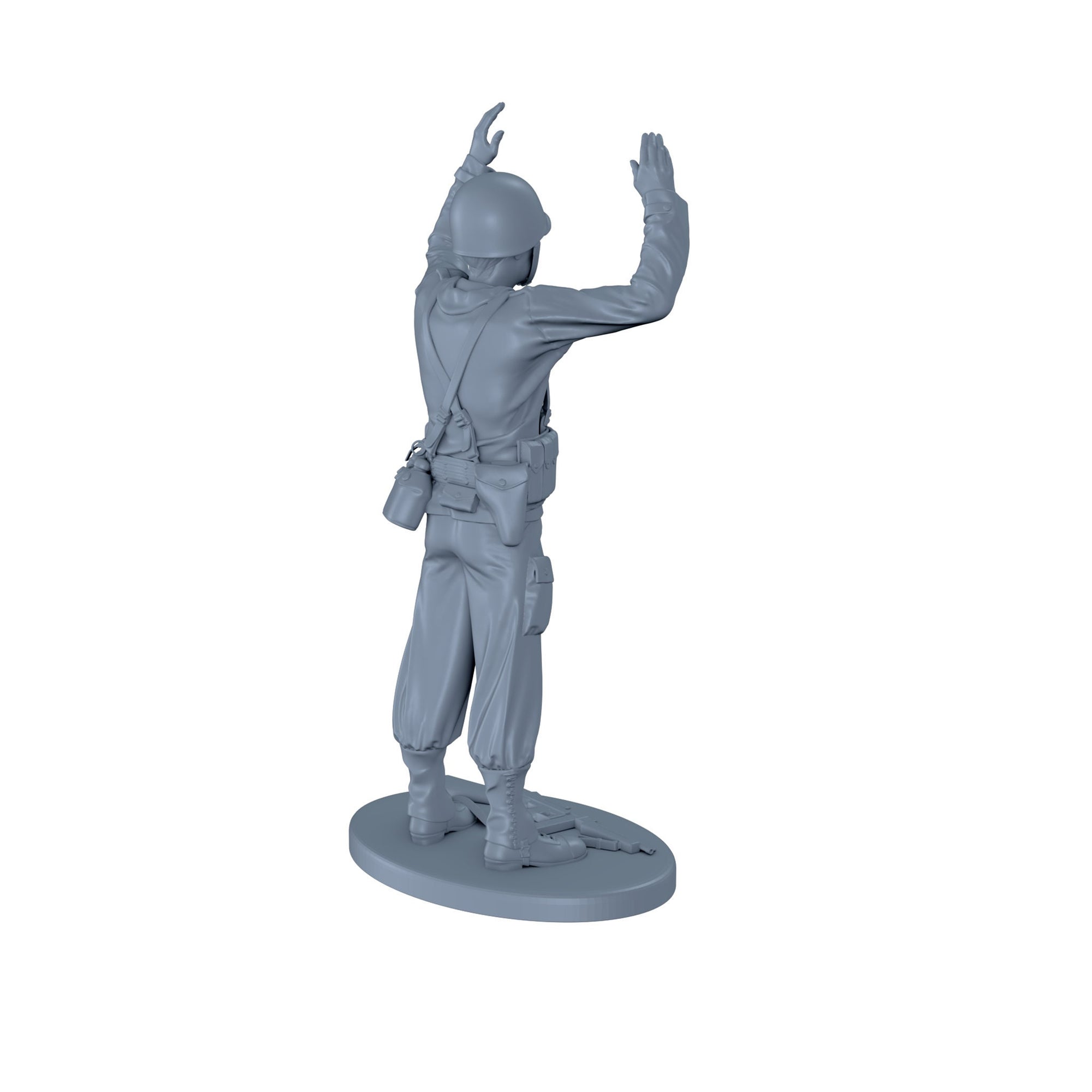 American Soldier Surrendering