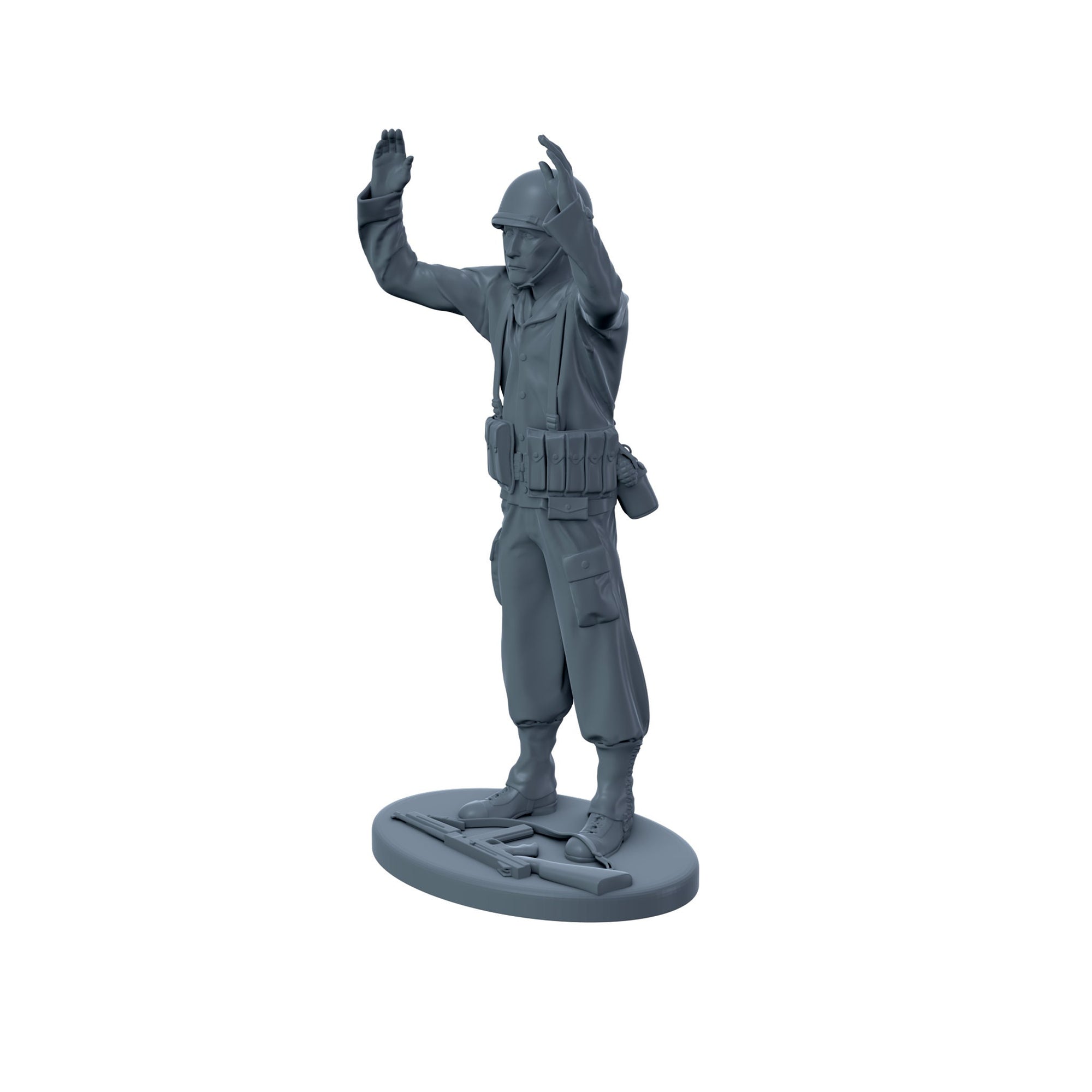 American Soldier Surrendering