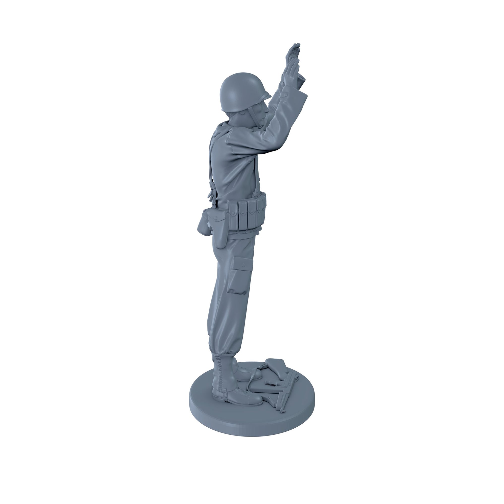 American Soldier Surrendering