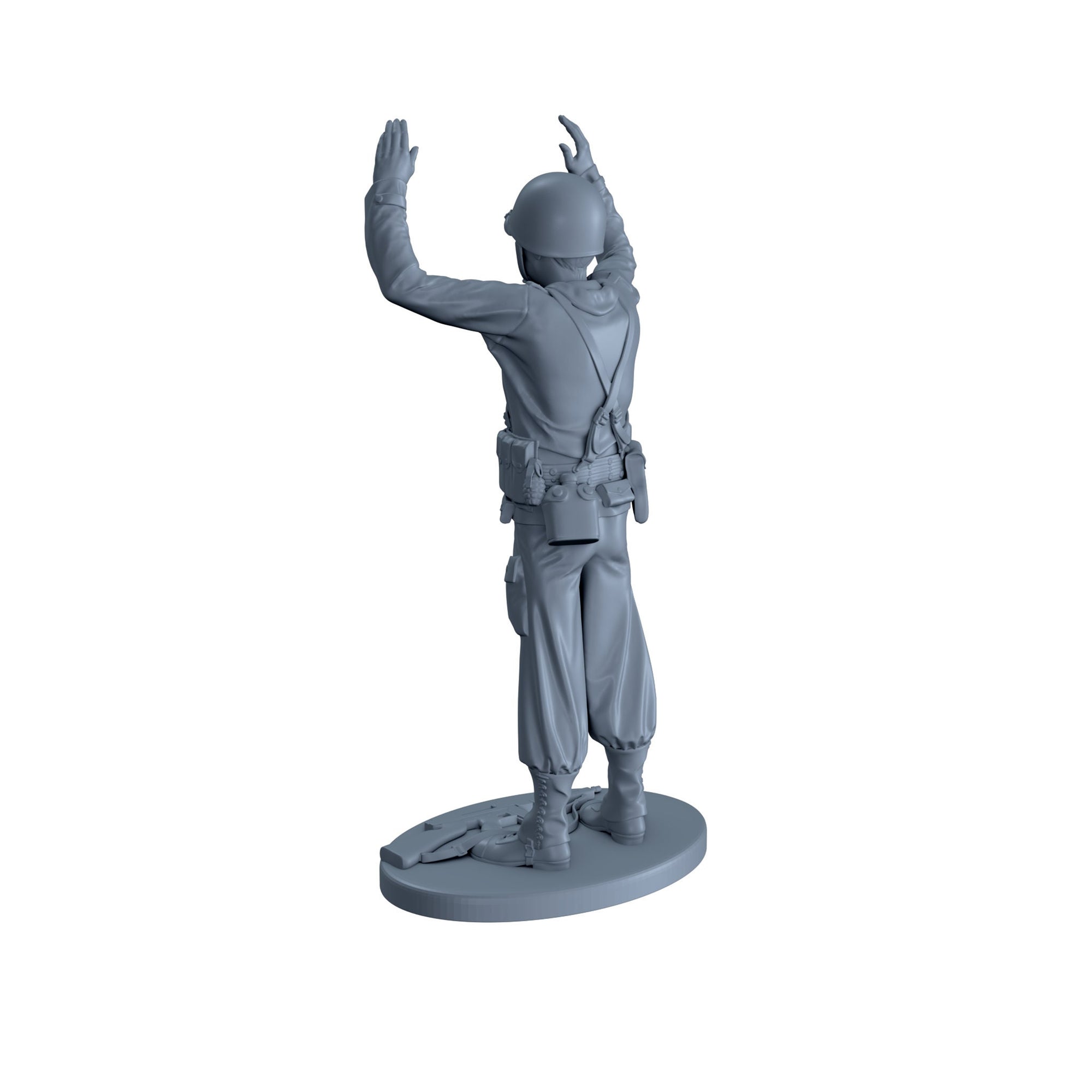American Soldier Surrendering