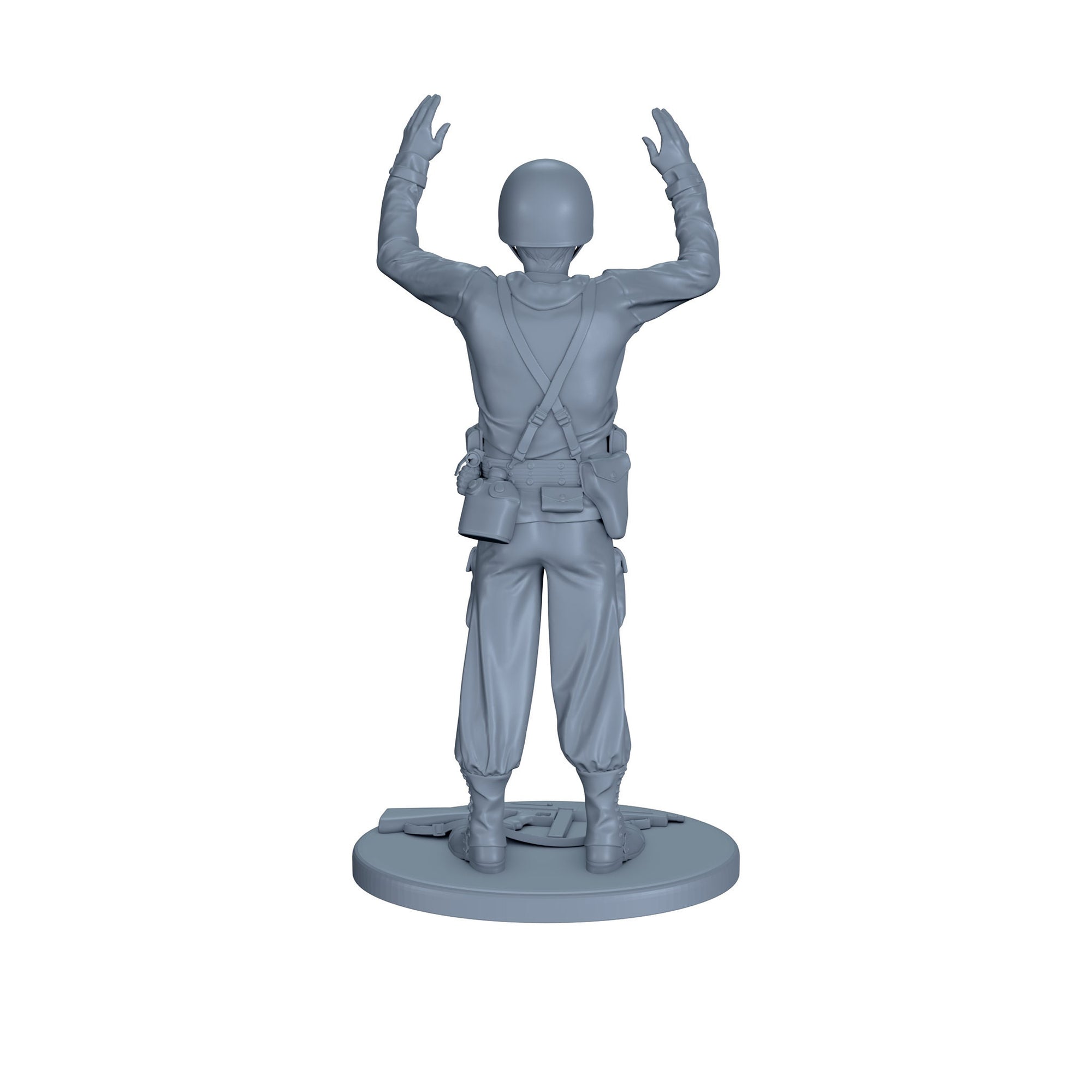 American Soldier Surrendering