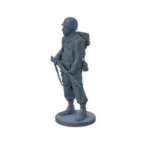 Ready - Rename) American Soldier Standing with Rifle 2