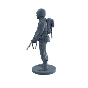 Ready - Rename) American Soldier Standing with Rifle 2