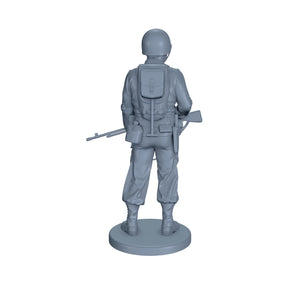Ready - Rename) American Soldier Standing with Rifle 2