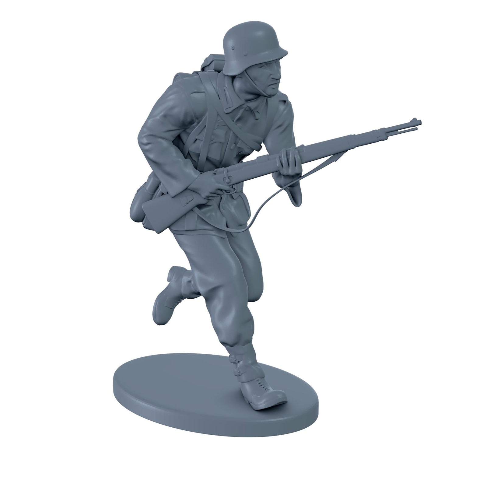 German Soldier Charging