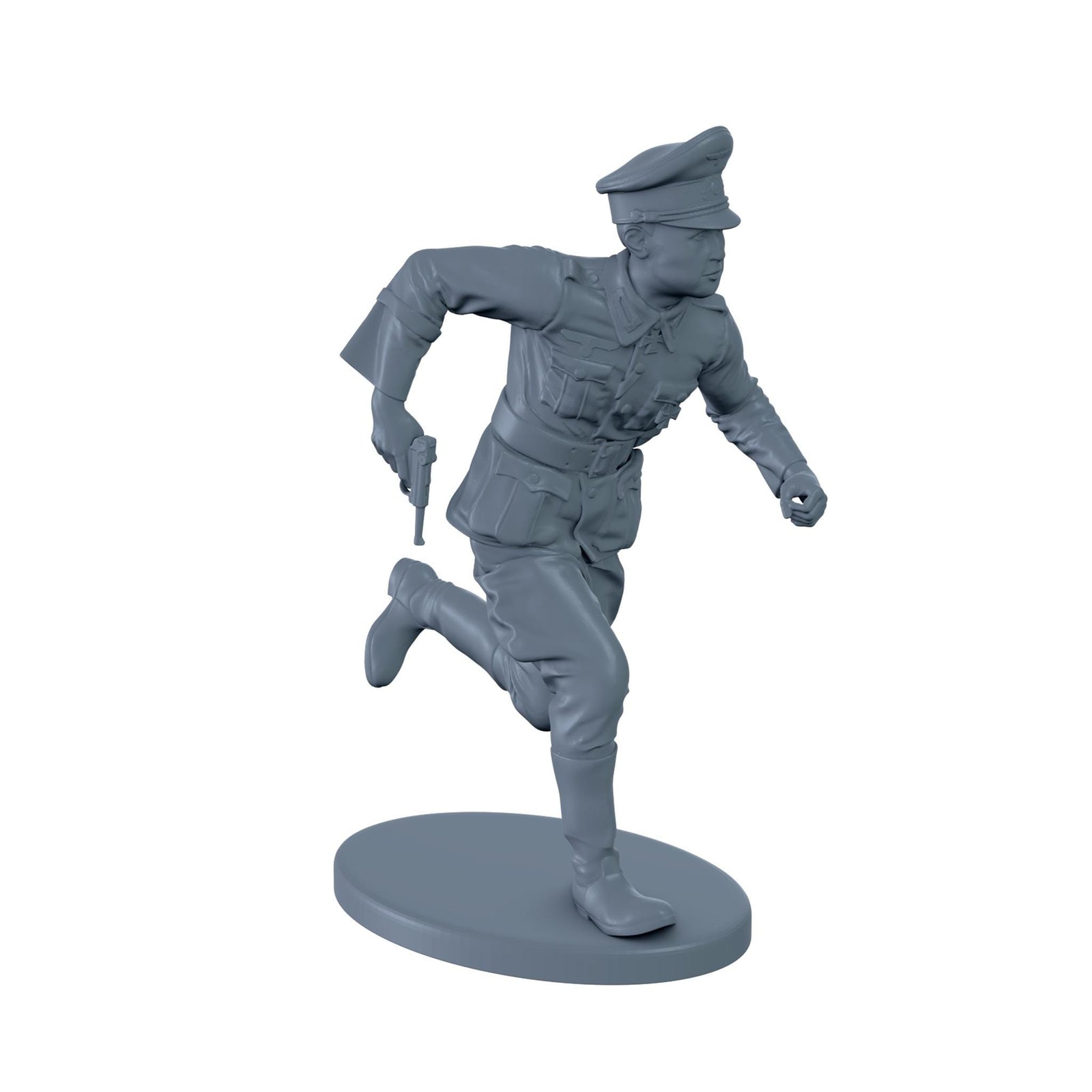 German Officer Running