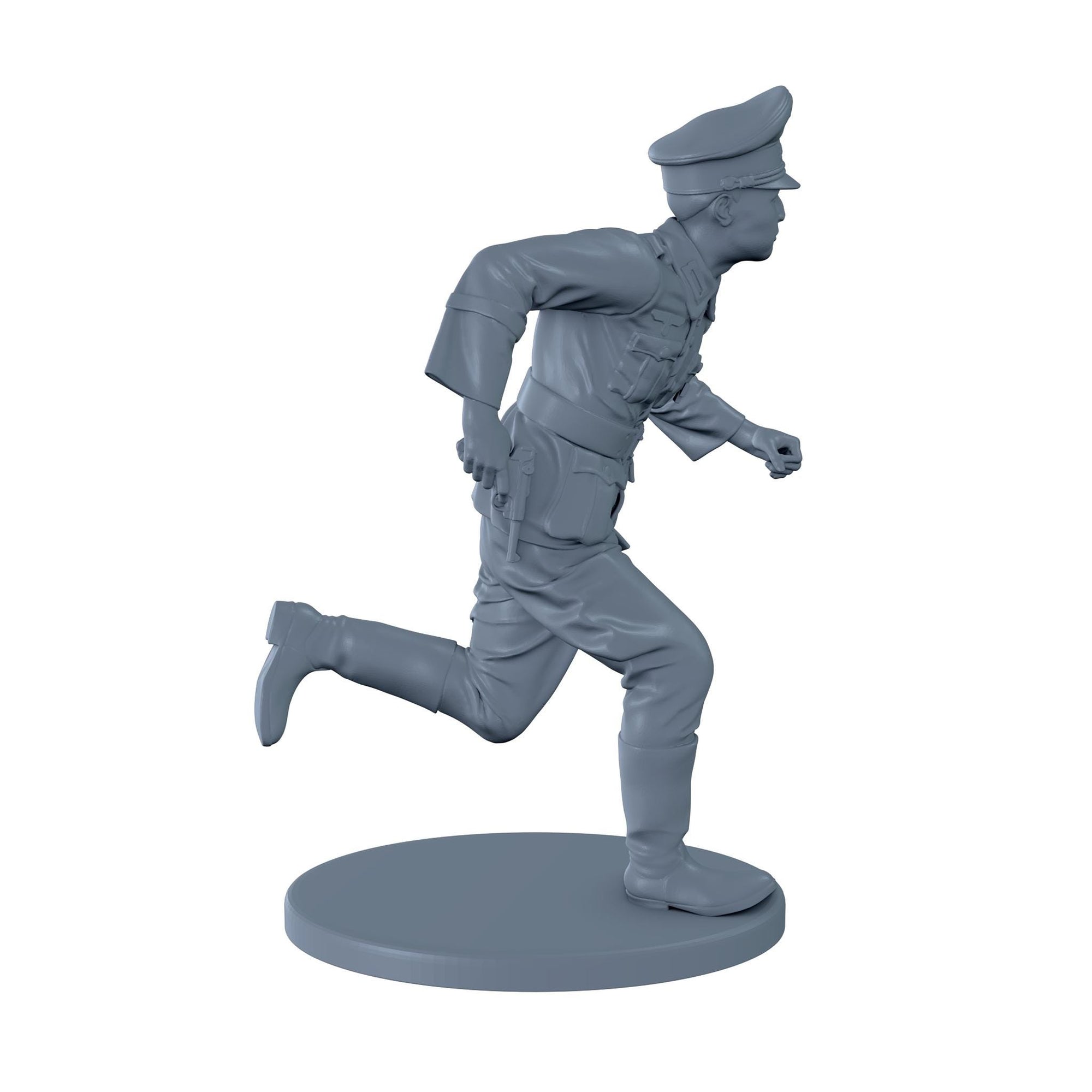 German Officer Running
