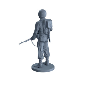 Ready - Rename) American Soldier Standing with Rifle 2
