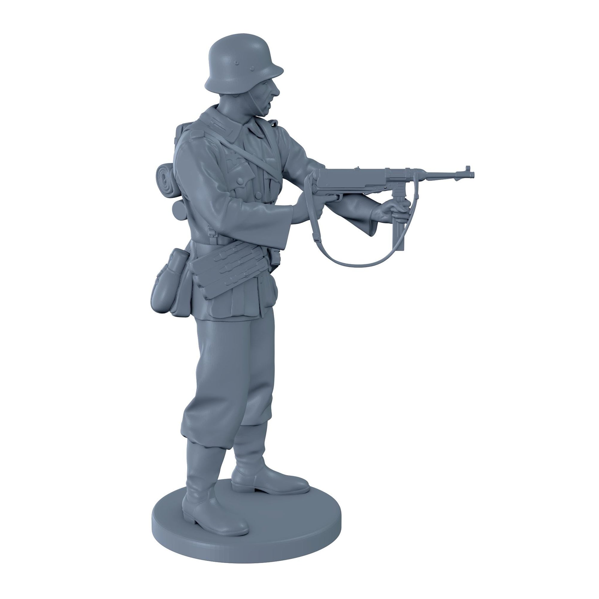 Ready) German Soldier Firing From Hip