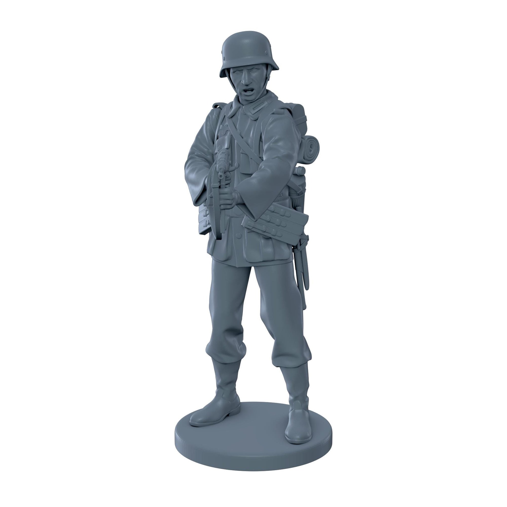 Ready) German Soldier Firing From Hip