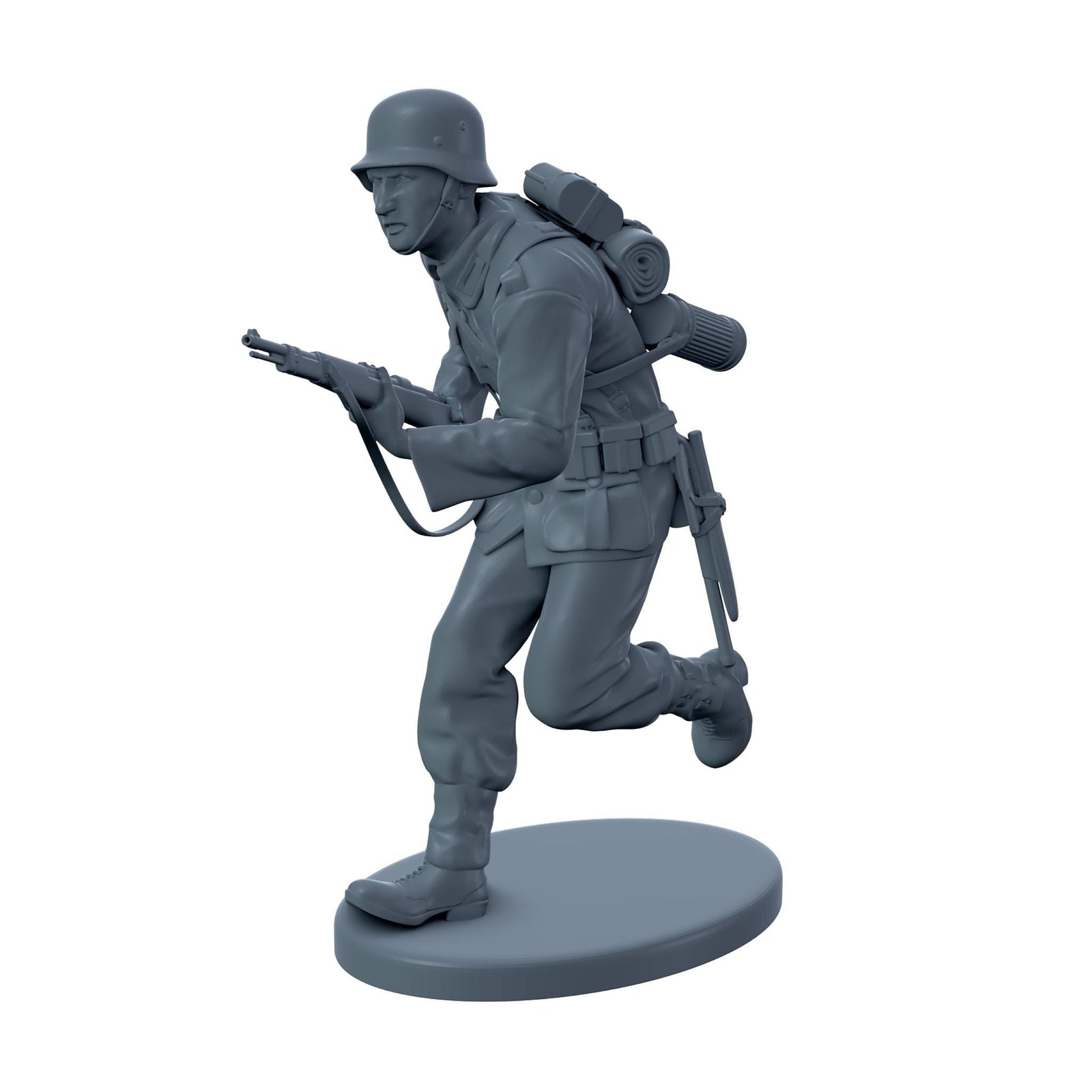 German Soldier Charging