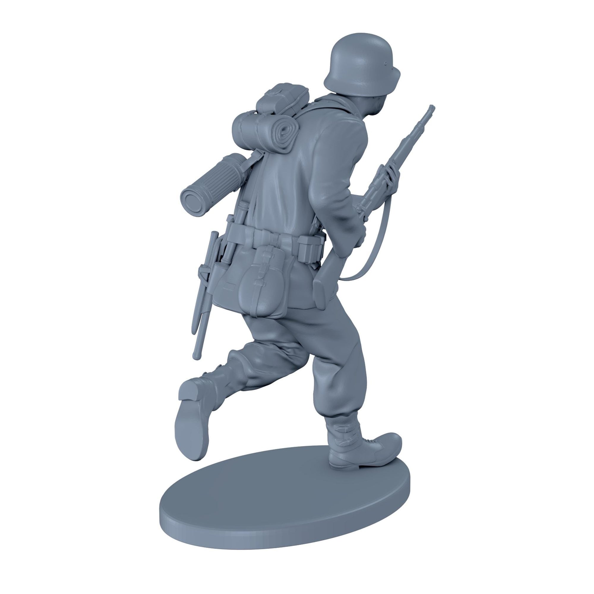 German Soldier Charging