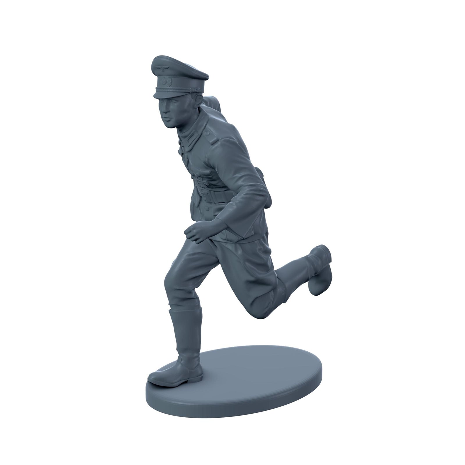 German Officer Running