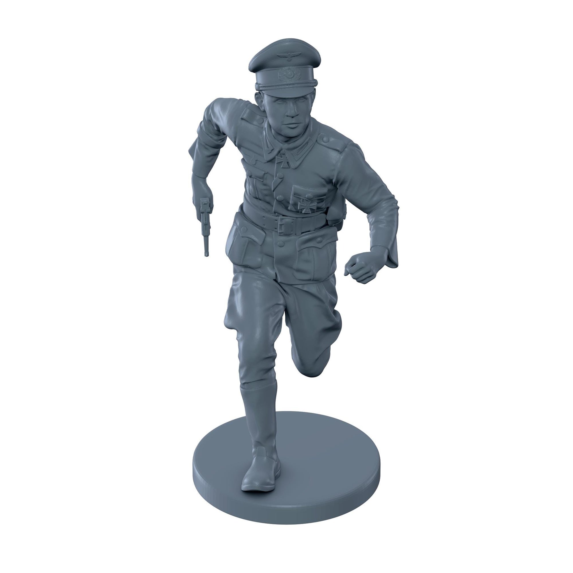 German Officer Running