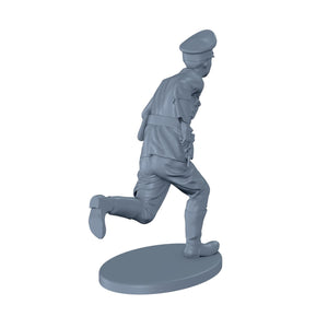 German Officer Running