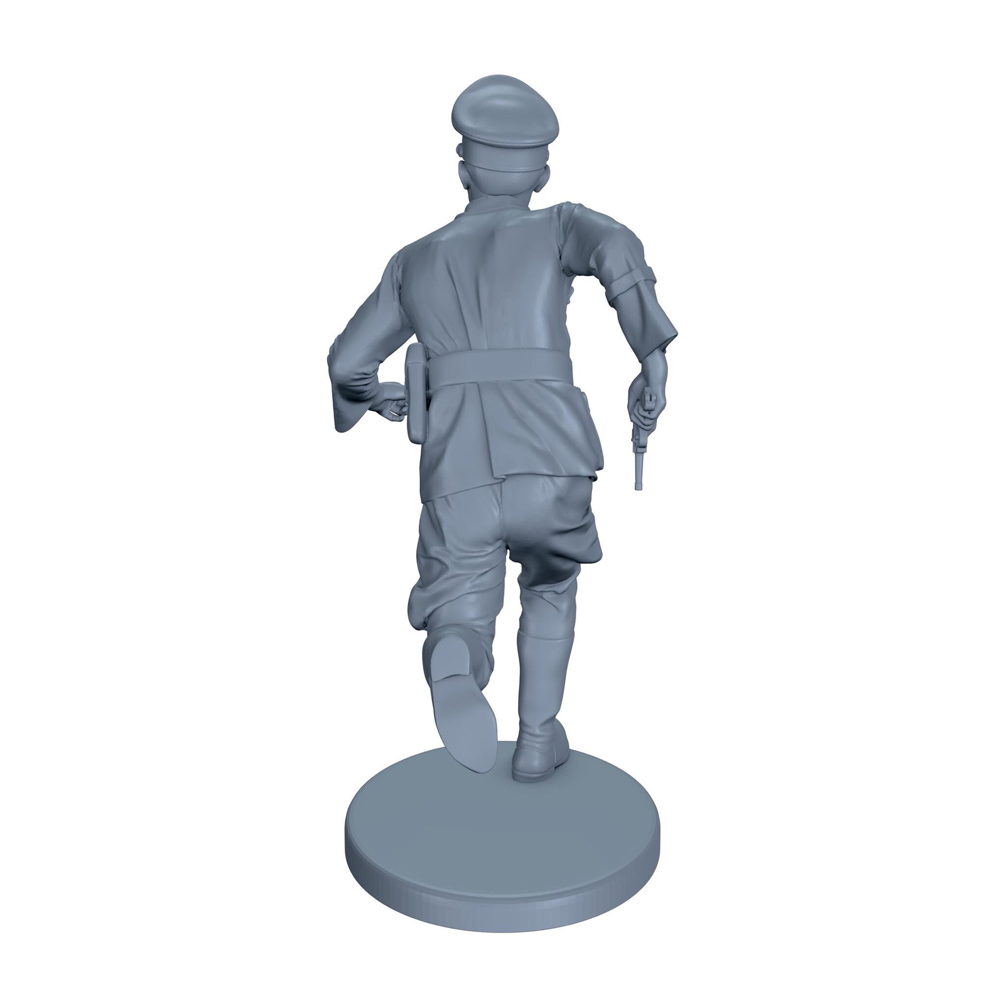 German Officer Running