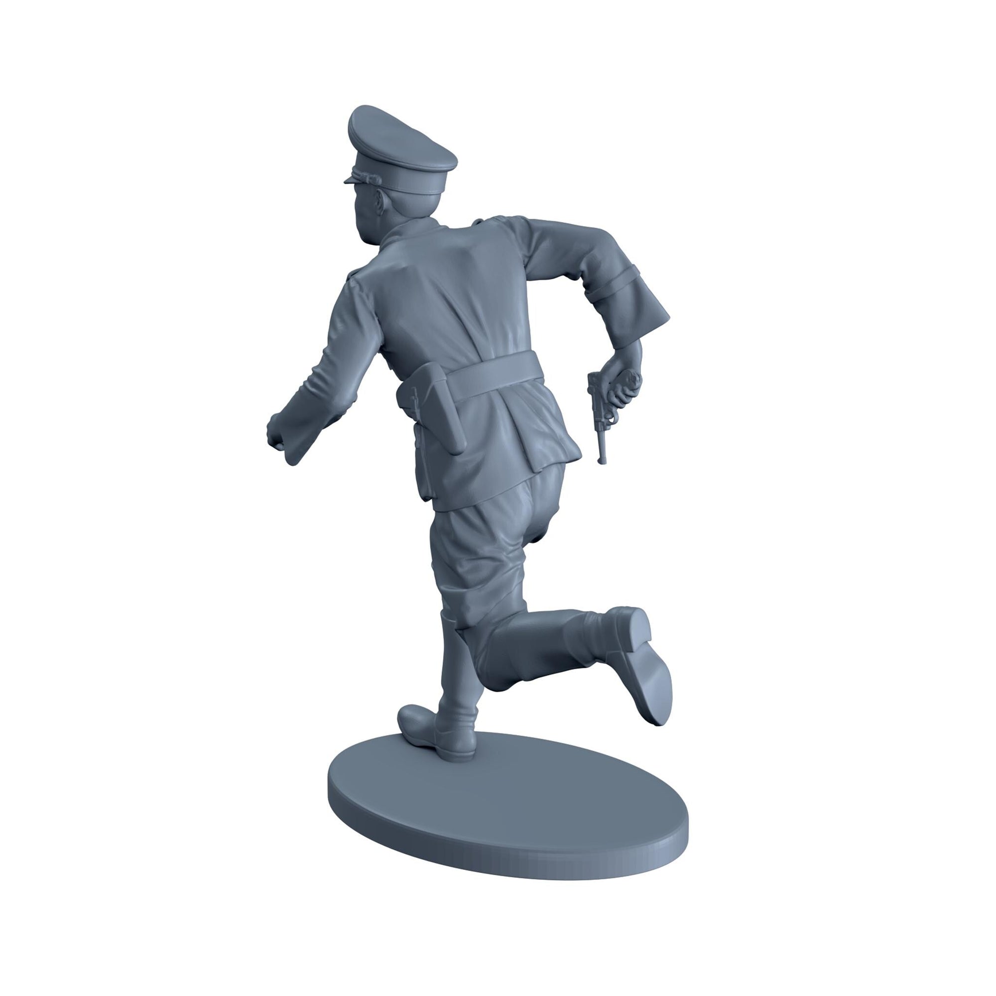 German Officer Running