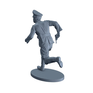 German Officer Running