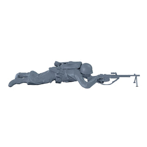 Ready) American Soldier Lying Down Aiming