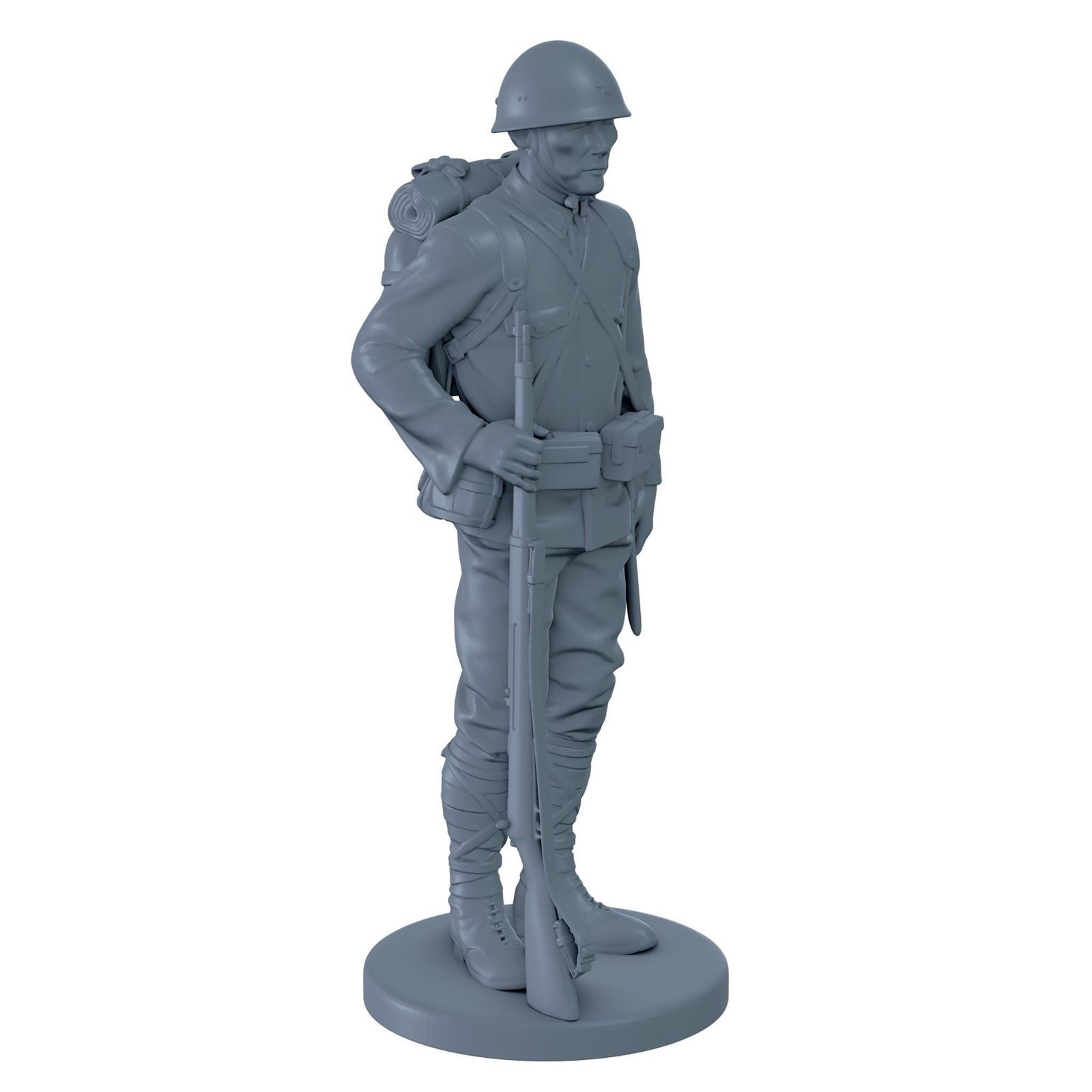 Ready - Rename) Japanese Soldier Standing at Attention 4