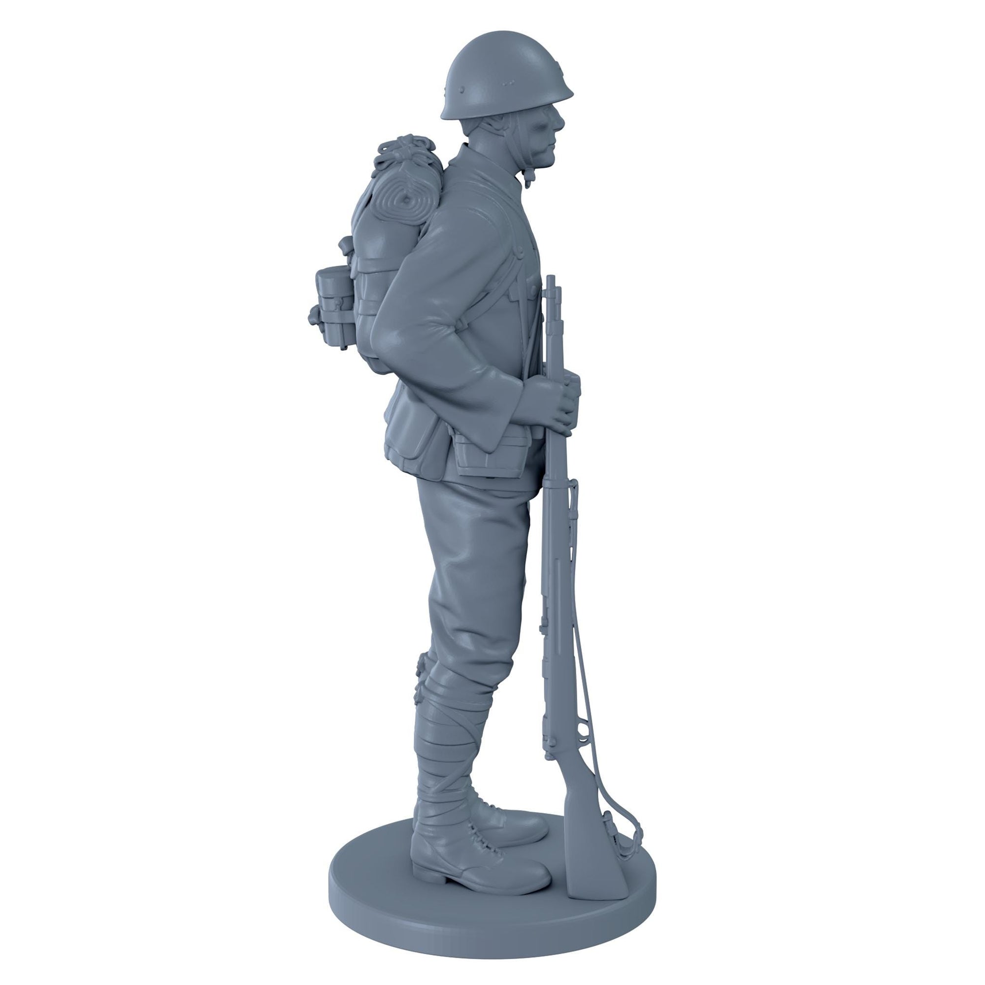 Ready - Rename) Japanese Soldier Standing at Attention 4