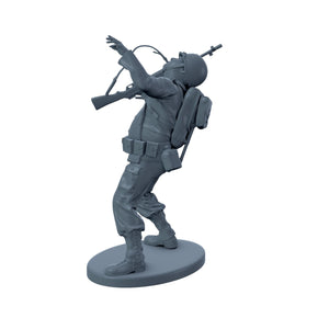 Shot American Soldier