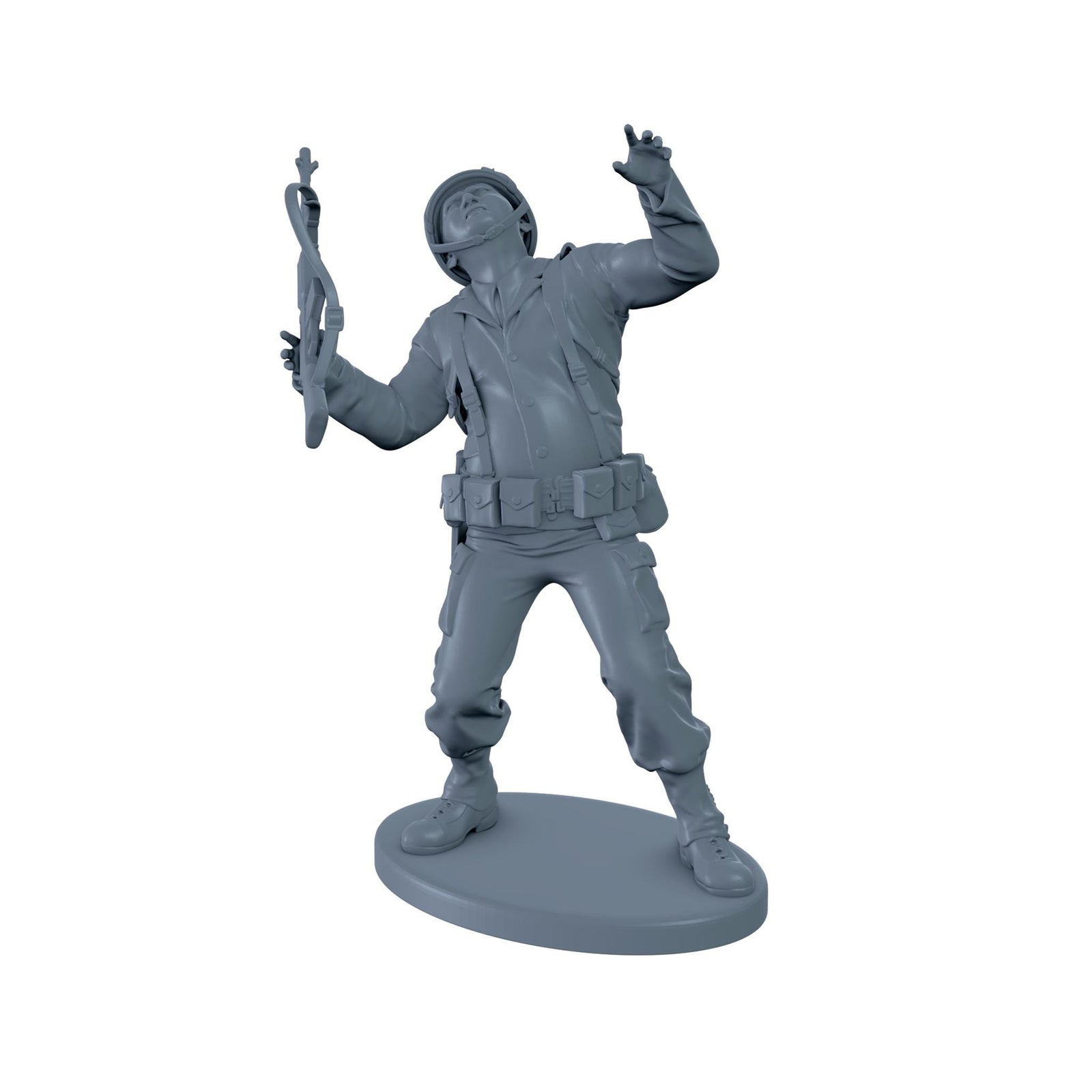 Shot American Soldier