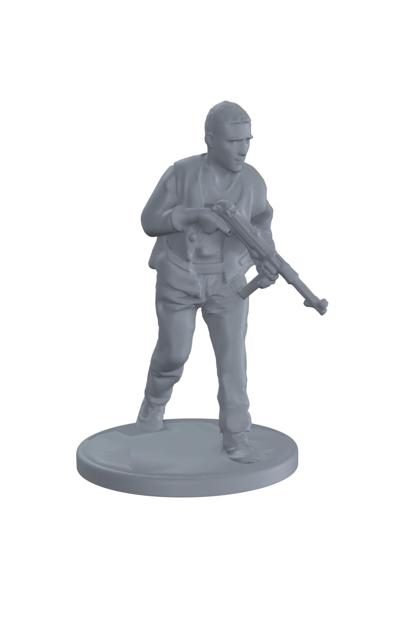 French Resistant Fighter with MP-40