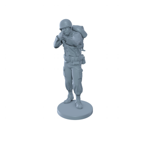 American Soldier Standing