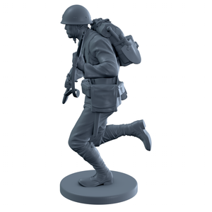 Japanese Soldier Running